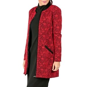 New Guillaume Jacquard zip front cardigan